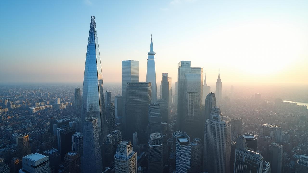 City of Sheffield financial district skyline
